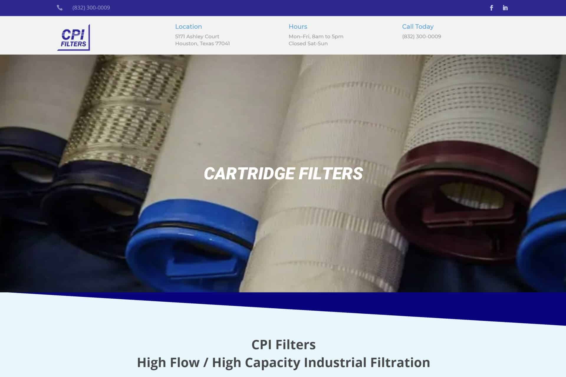 CPI Filters by Polymics, Ltd.